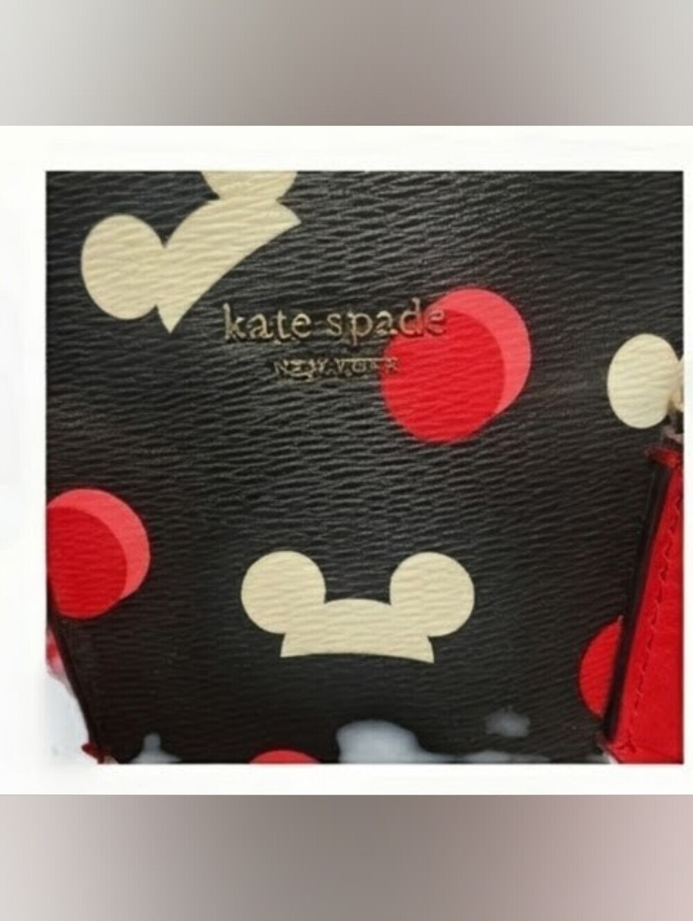 NEW LIKE Kate Spade ♠️ Disney Mickey Mouse ears Large Dome Satchel bag purse - Picture 6 of 10